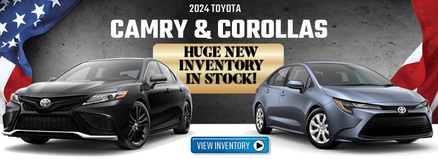 New 2024 Toyota Camrys & Corollas